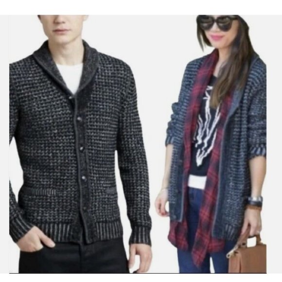 COPY - Rag & Bone unisex cotton/wool blend cardigan size XL - Picture 1 of 5